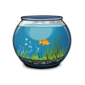 Fishbowl Clipart PNG 06212024