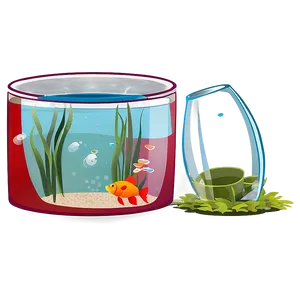 Fishbowl Clipart PNG Ngk