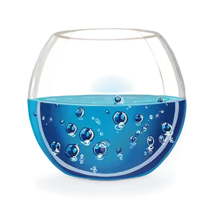 Fishbowl With Bubbles Png 95 PNG image