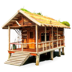 Fishing Cabin On The Lake PNG Nfn9 PNG