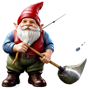 Fishing Garden Gnome Png Wkd44 PNG image