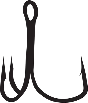 Fishing Hook Silhouette PNG image