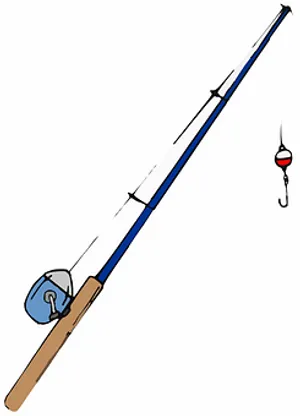 Fishing Rodand Reel Illustration