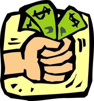 Fistfulof Dollars Vector Illustration PNG
