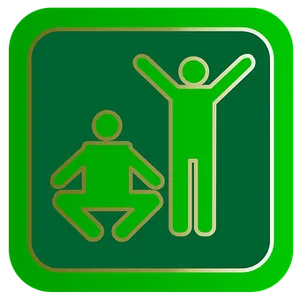 Fitness App Icon Green