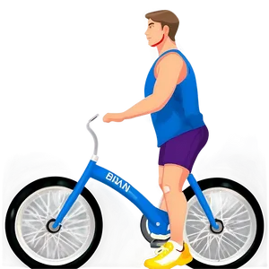 Fitness Biking Routine PNG Qrs