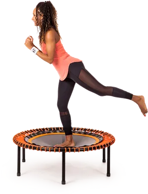 Fitness Trampoline Workout PNG image