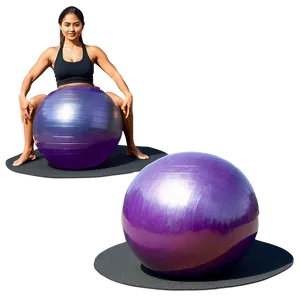 Fitness Yoga Ball Workout Png Bdb92 PNG image