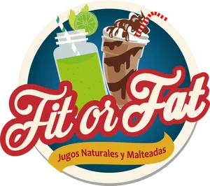 Fitor Fat Jugos Naturalesy Malteadas Logo PNG