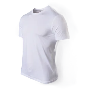 Fitted White T-shirt PNG 45