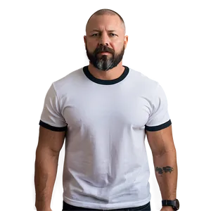 Fitted White T-shirt PNG Vvj10