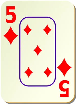 Five_of_ Diamonds_ Playing_ Card PNG image