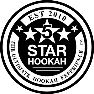 Five Star Hookah Experience Logo PNG image