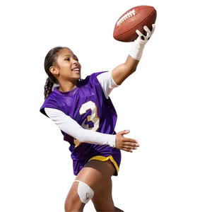 Flag Football Celebration PNG Yjt