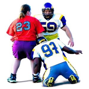 Flag Football Huddle Png 23 PNG image