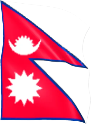Flag_of_ Nepal_ Graphic PNG image