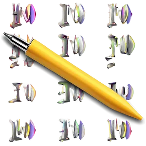 Flair Pen Yellow PNG Hhq