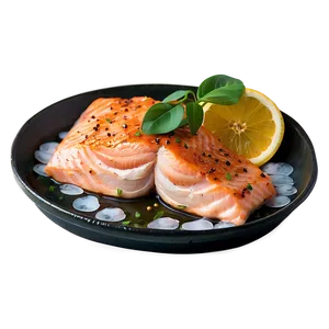 Flakey Oven Baked Salmon Png Uvv58 PNG image