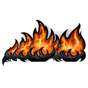 Flame Banner PNG Tys47