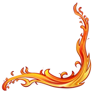 Flame Border Design PNG 2 PNG