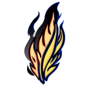 Flame Border PNG Apf