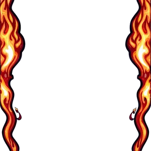 Flame Border Png Ubl68 PNG image