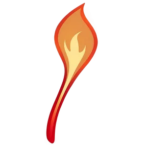 Flame Brush Stroke PNG Ayj