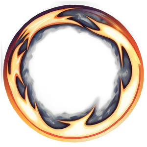 Flame Circle Border PNG 33 PNG
