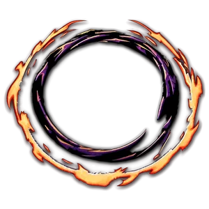 Flame Circle Border PNG 5 PNG