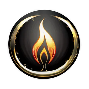 Flame Circle PNG 05042024