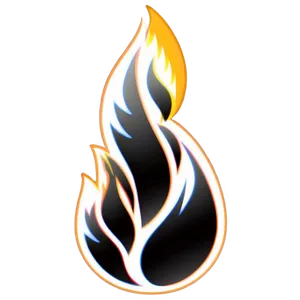 Flame Clipart PNG Skx45