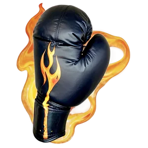 Flame Design Boxing Gloves Png Ffm95 PNG image
