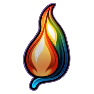 Flame Emoji Art Png 68 PNG image