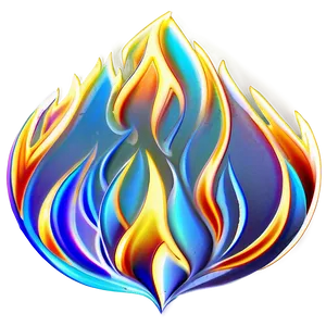 Flame Heart PNG 05042024