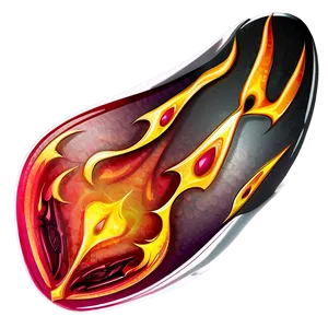 Flame Heart PNG 05042024