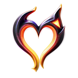 Flame Heart PNG 38
