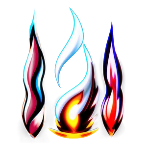 Flame Icon Set PNG Wck