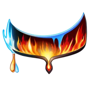 Flame Ribbon PNG Ufj