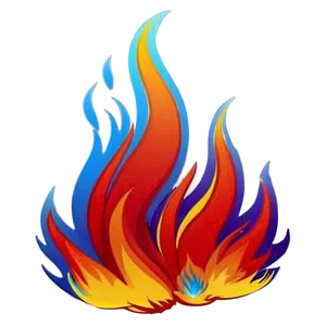 Flame Silhouette PNG Hby