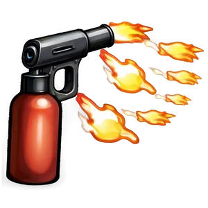 Flame Thrower Emoji Png Alr PNG image