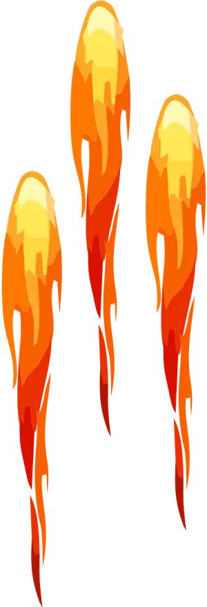 Flame_ Trio_ Vector_ Art PNG image