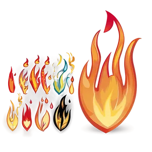 Flame Vector PNG 05042024
