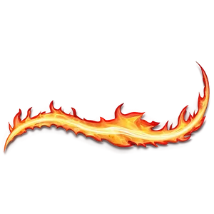 Flame Wave Border PNG 6 PNG