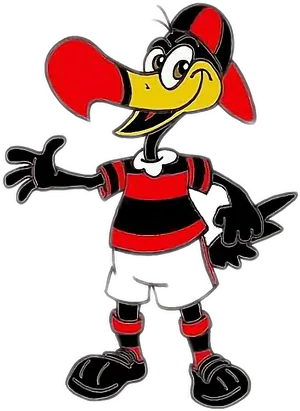 Flamengo Mascot Cartoon Character PNG image