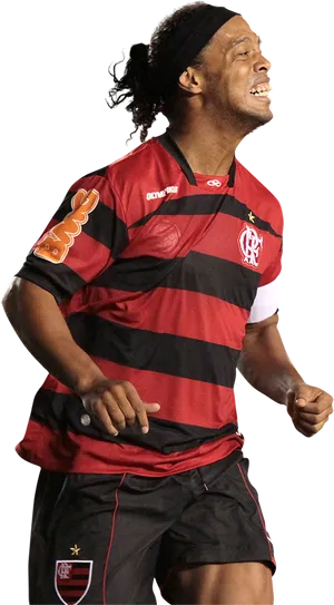 Flamengo Player Celebration PNG image