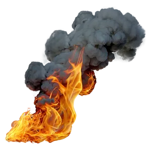 Flames And Smoke PNG 36