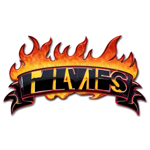 Flames Banner Png Qfr58 PNG image