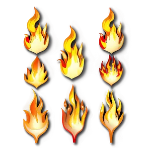 Flames Clipart Collection Png 5 PNG image