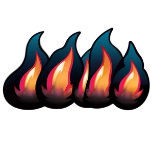 Flames Emoji Png Deo40 PNG image