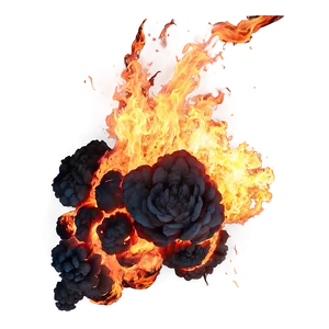 Flames Explosion PNG 05042024